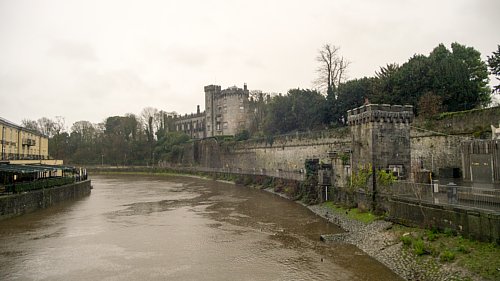 View of the castle on the River Nore